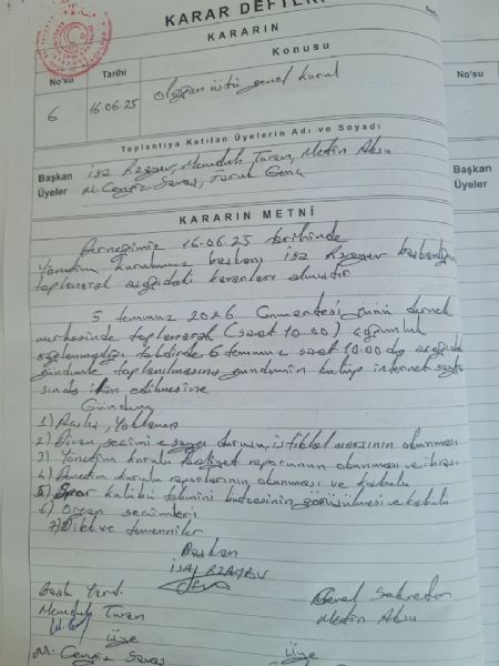 Olağanüstü Genel Kurul